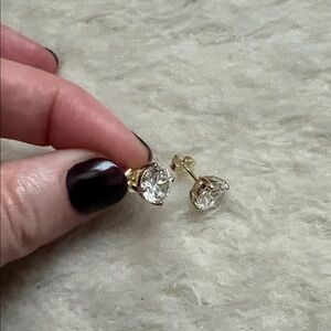 Adina Eden Juliette Stud Earrings